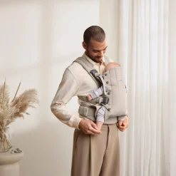 BabyBjörn Harmony Bæresele Woven, Light Beige Melange