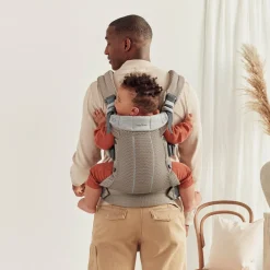 BabyBjörn Harmony Bæresele 3D Mesh, Gråbeige