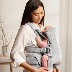 BabyBjörn Harmony Bæresele Woven, Light Grey Melange