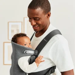 BabyBjörn Mini Bæresele 3D Jersey, Dark grey