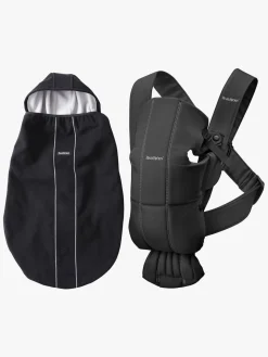 Babybjörn Mini Bæresele Woven inkl. Betræk, Sort