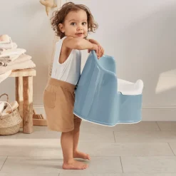 BabyBjörn Pottestol, Deep Blue/White