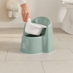 BabyBjörn Pottestol, Deep Green/White