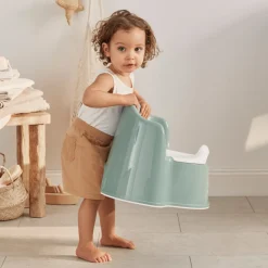 BabyBjörn Pottestol, Deep Green/White