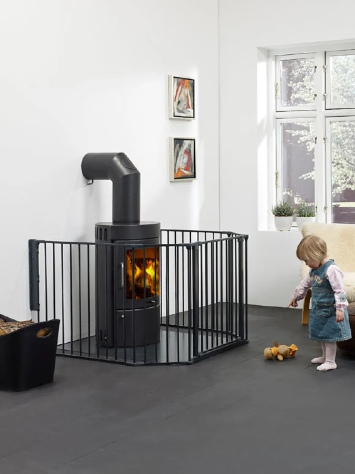 BabyDan Flex XL Skruegitter, Sort