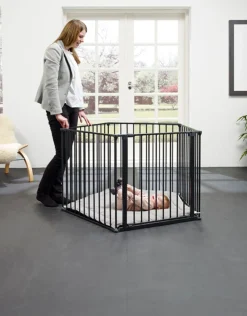 BabyDan Kravlegård Flex inkl. Legetæppe Hvid