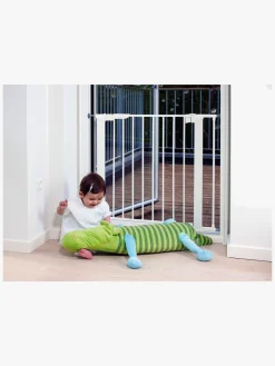 BabyDan Sikkerhedsgitter Premier m. 2 Forlængere, Hvid