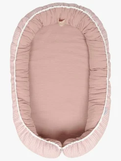 BabyMatex Babynest i Musselin 55 x 80 cm, Lyserød