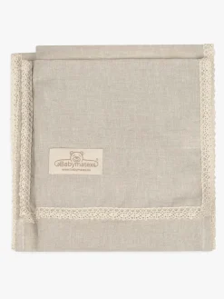 BabyMatex Babytæppe i Hør 75 x 100 cm, Beige