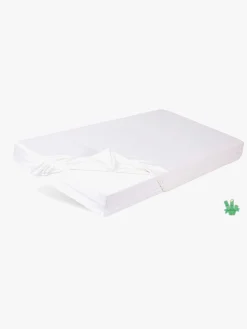 BabyMatex Bamboo Stræklagen til Juniorseng 80 x 160 cm, Hvid