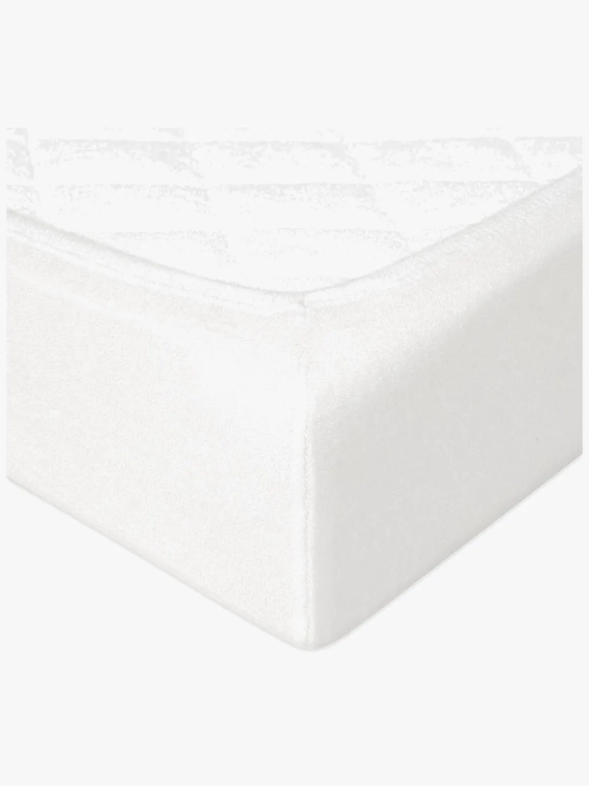 BabyMatex Classic Frotté Stræklagen til Juniorseng 70x140 cm, Hvid