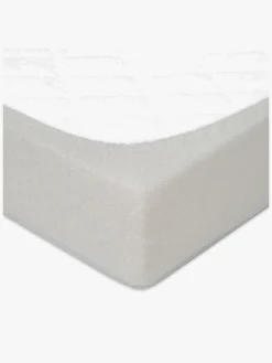 BabyMatex Premium Frotté Stræklagen til Juniorseng 70 x 140 cm, Lysegrå