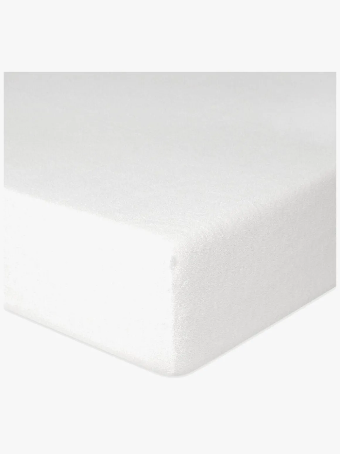 BabyMatex Premium Frotté Stræklagen til Juniorseng 70 x 140 cm, Hvid