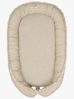BabyMatex Prestige Babynest Hør 55 x 80 cm, Beige