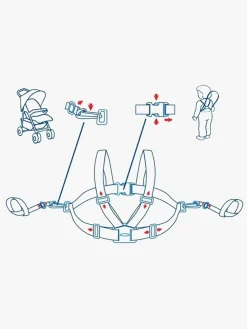Babyono Gåsele First Steps, Sort/Grå