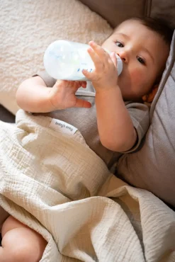 Baby's Only Babysvøb 115x115 2-pak, Tender Beige/Clover