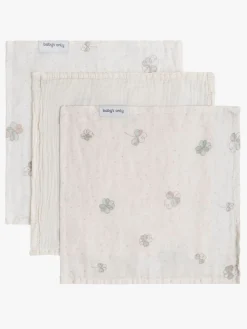 Baby's Only Tender Bomuldsstofble 3-pak, Linen/Clover
