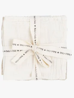 Baby's Only Tender Bomuldsstofble 3-pak, Linen/Clover