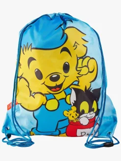 Bamse Verdens Stærkeste Bjørn Gymnastikpose, Blå