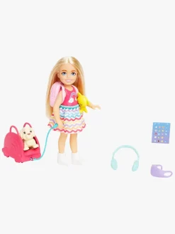 Barbie Chelsea Travel Dukkesæt med Hundehvalp
