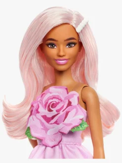 Barbie Deluxe Style Dukke i Lyserød Kjole