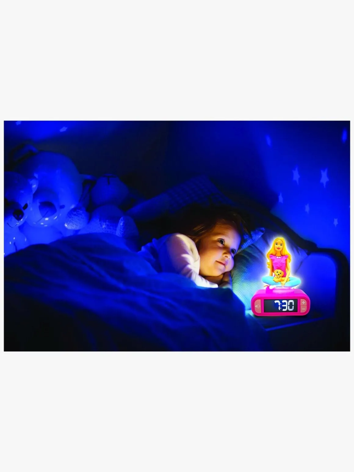Barbie Digitalt Vækkeur med Natlampe