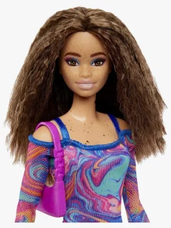 Barbie Fashionistas Dukke med Crepet Hår & Fregner