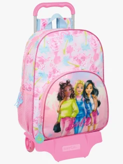 Barbie Trolley Kuffert 21L Painterly, Lyserød/Lyseblå