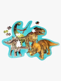 Barbo Toys Stor Gulvpuslespil Dinosaur 120 Brikker