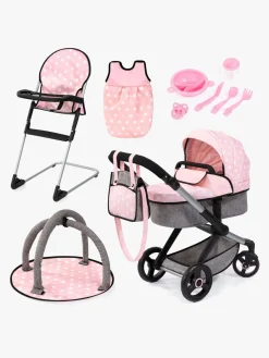 Bayer Design Combi Dukkevogn Xeo Sæt, Soft Pink