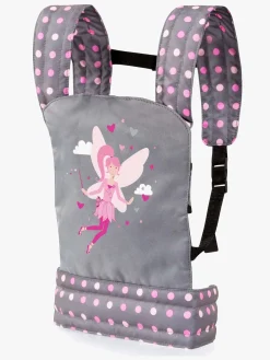 Bayer Design Dukkebæresele Deluxe, Grå/Lyserød