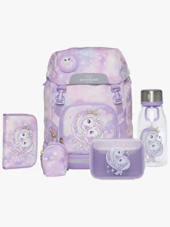 Beckmann Classic Rygsæk 22L inkl. Tilbehør, Unicorn Princess Purple