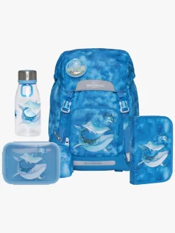 Beckmann Rygsæk 22L inkl Penalhus, Flaske & Madkasse, Ocean