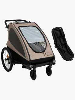 Beemoo Activity Sport Cykelanhænger inkl. Newborn Set, Beige