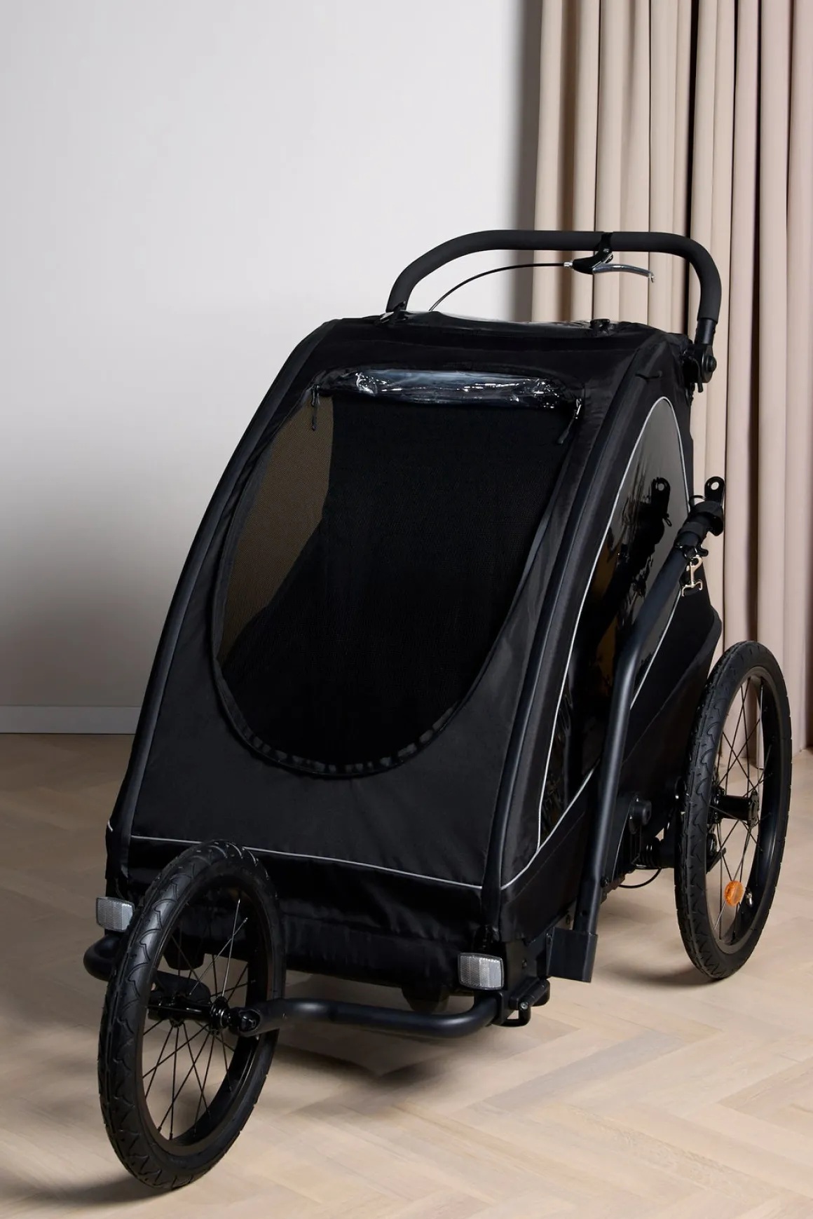 Beemoo Activity Sport Cykelanhænger inkl. Løbesæt, Black