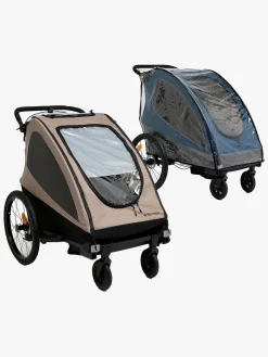 Beemoo Activity Sport Cykelanhænger inkl. Regnslag, Beige