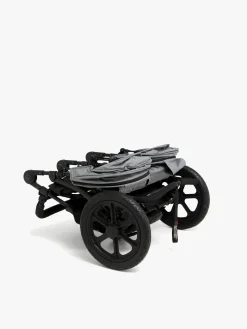 Beemoo Activity Twin Søskendevogn, Black/Dark Grey