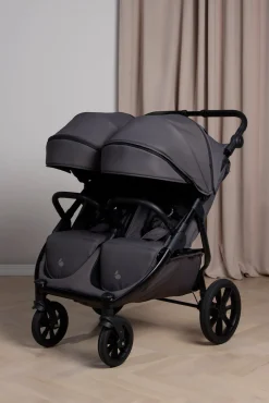 Beemoo BFF60 2 Søskendevogn, Fog Grey