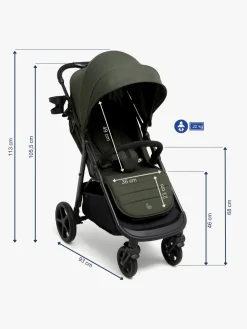 Beemoo BFF20 Klapvogn, Dark Forest