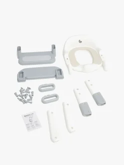 Beemoo CARE Assist Toiletsæde med Stige, Grey/White