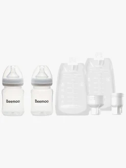 Beemoo CARE Flasker 180 ml 2-Pak inkl. Modermælksposer 30-Pak