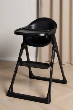 Beemoo CARE Harmony Højstol inkl. Hynde, All Black/Beige