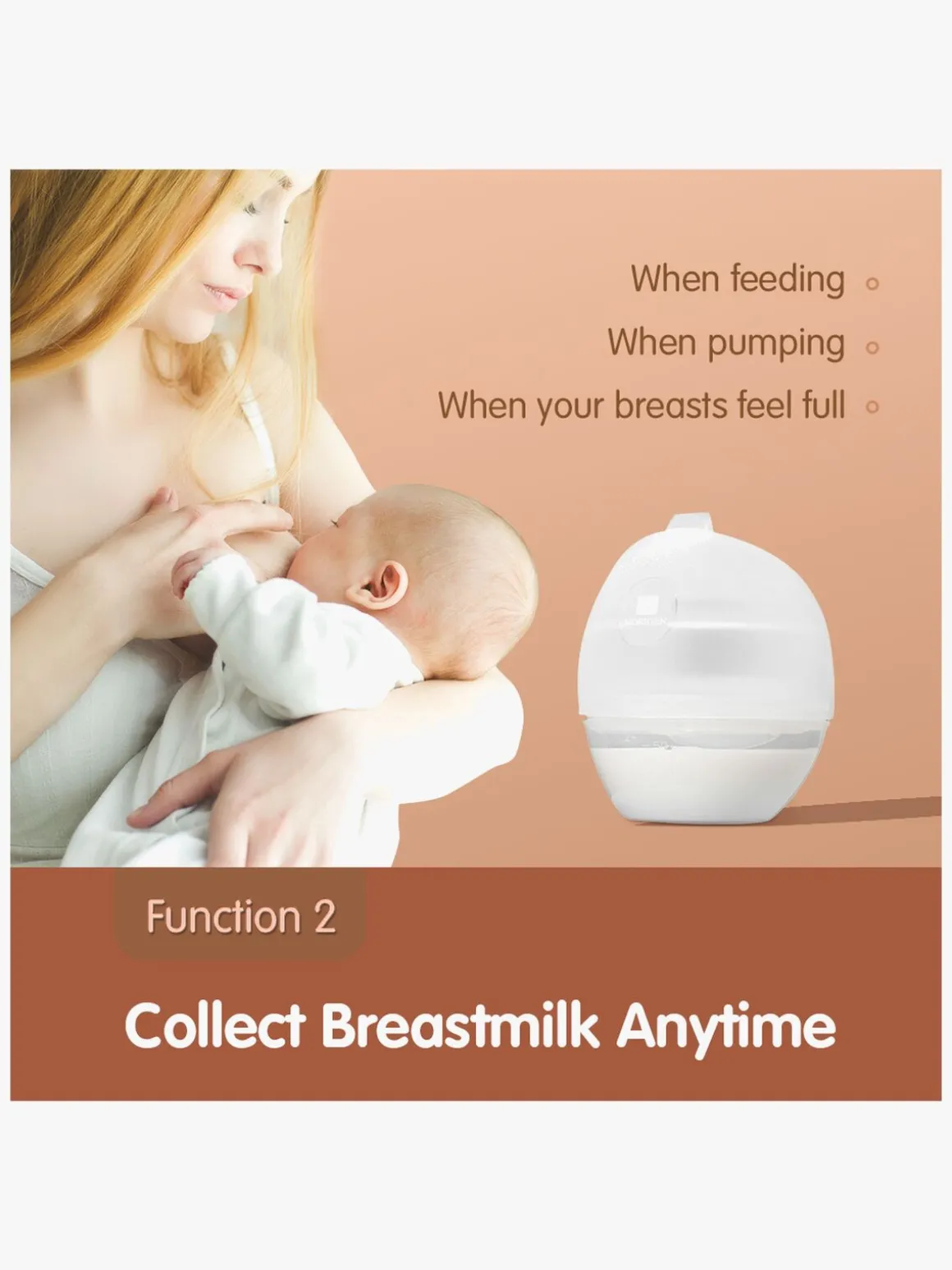 Beemoo CARE Horigen Bærbar Manuel Brystpumpe inkl. 10-pak Ammeindlæg