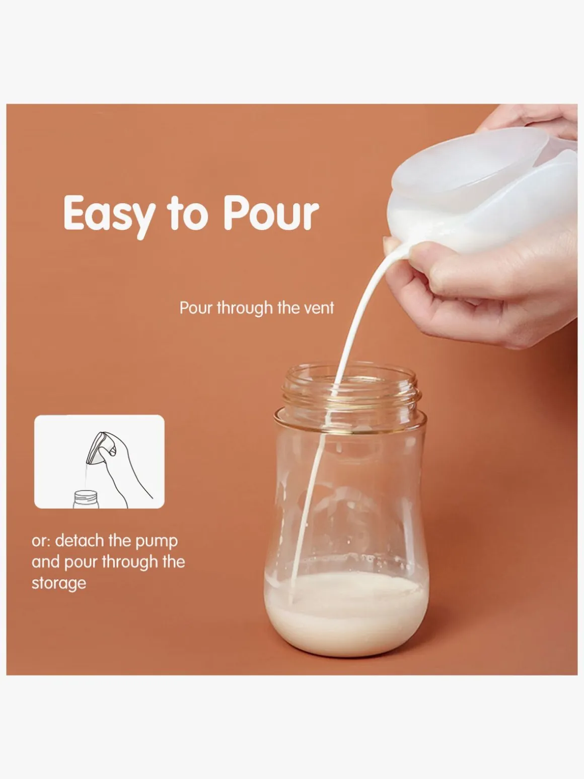 Beemoo CARE Horigen Bærbar Manuel Brystpumpe inkl. 10-pak Ammeindlæg