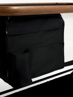 Beemoo CARE Luna Bedside Crib, Black/Ebony Oak