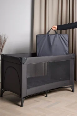 Beemoo CARE QuickFold Weekendseng inkl. Madras, Slate