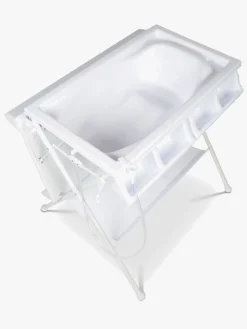 Beemoo CARE Sammenfoldeligt Puslebord m. Badekar, Hvid