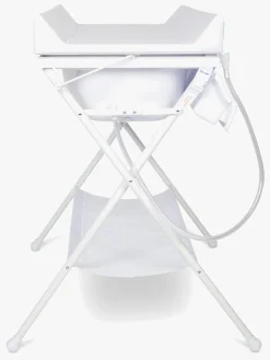 Beemoo CARE Sammenfoldeligt Puslebord m. Badekar, Hvid