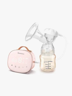 Beemoo CARE Single Elektrisk Brystpumpe inkl. Modermælksflaske 180 ml 2-pak