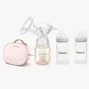 Beemoo CARE Single Elektrisk Brystpumpe inkl. Modermælksflaske 240 ml 2-pak